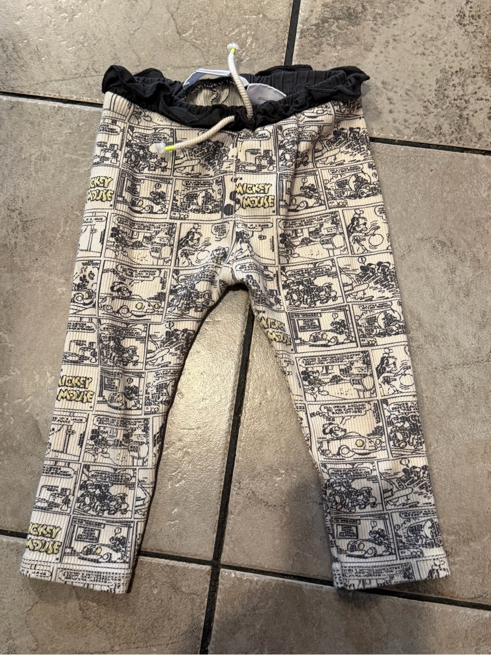 Disney Baby & Zara colab Mickey Comic Pants